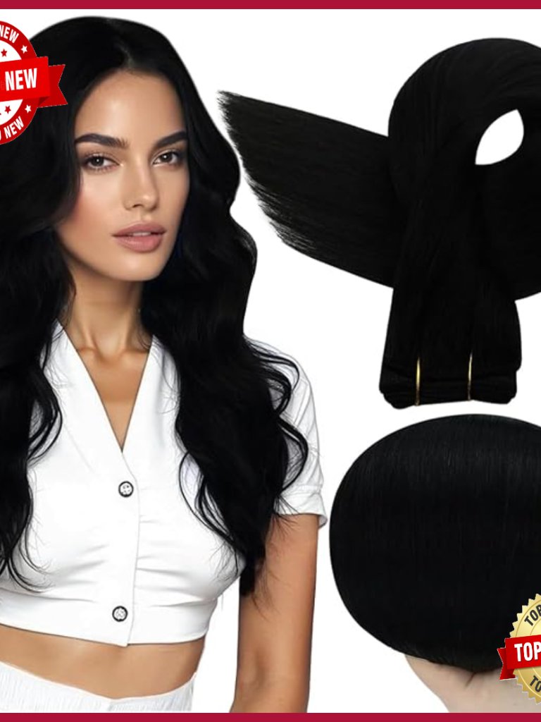 18 Inch Remy Human Hair Extensions 105g Double Weft Sew In Straight